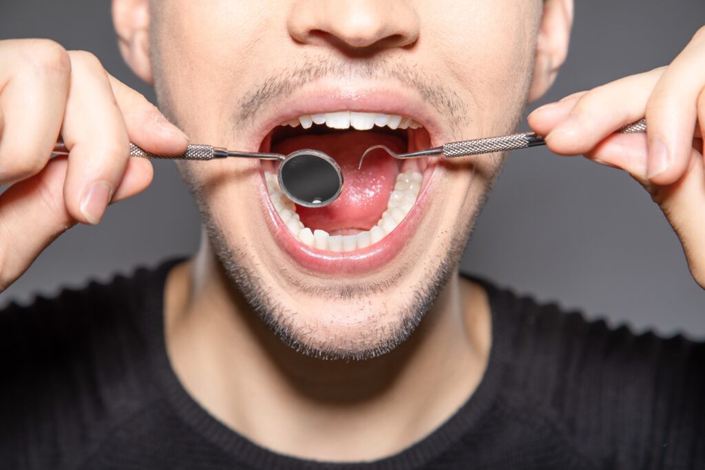 person cares about dental hygiene in his mouth by 2023 03 08 04 40 01 utc